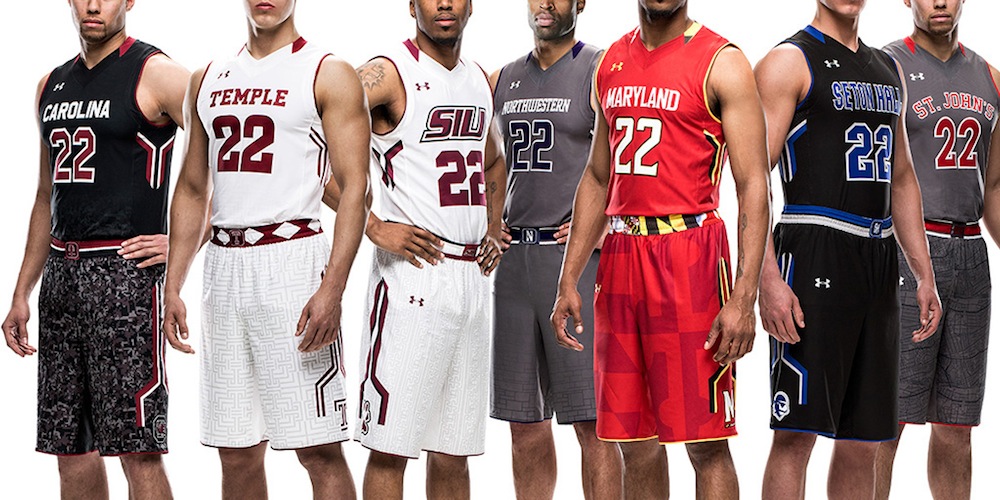 under armour, march madness, ncaa, uniforms, jerseys, 2015